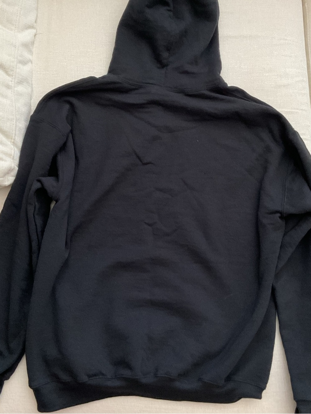 Gildan Black Pullover Hoodie with Pink Graphic - Picture 5 of 6